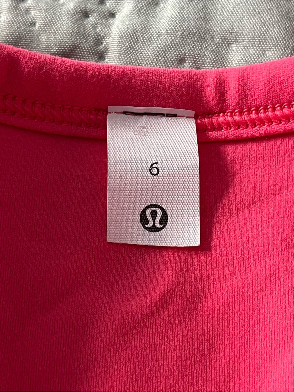 lululemon athletica Bright Hot Pink Short Sleeve Crew Tee - Picture 2 of 2